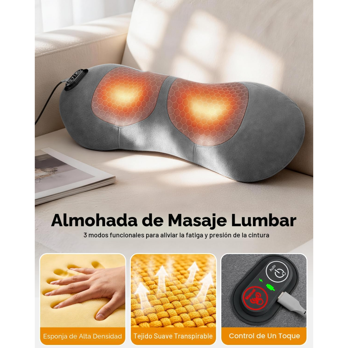 Apoyada Espaldas con Calor