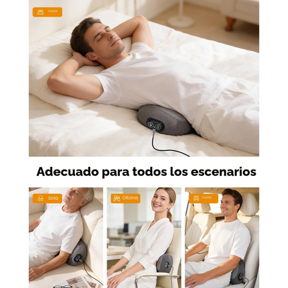 Apoyada Espaldas con Calor